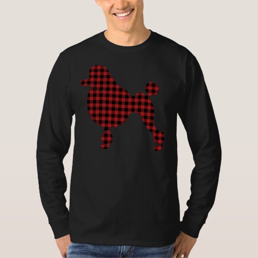 Plaid Poodle T-shirt (Voorkant)