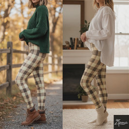 Plaid Power-Leggings Leggings