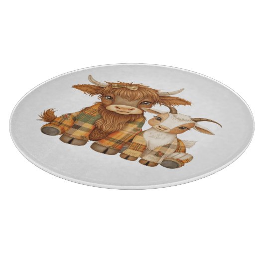 Plaid & Precious Pals Snijplank (Hoek)