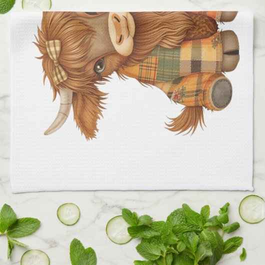 Plaid & Precious Pals Theedoek (Gevouwen)