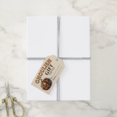 Plaid Pumpkin Halloween Gift Tag Cadeaulabel (Met Touw)