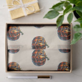 Plaid Pumpkin Halloween Tissue Paper Tissuepapier (Geschenk)