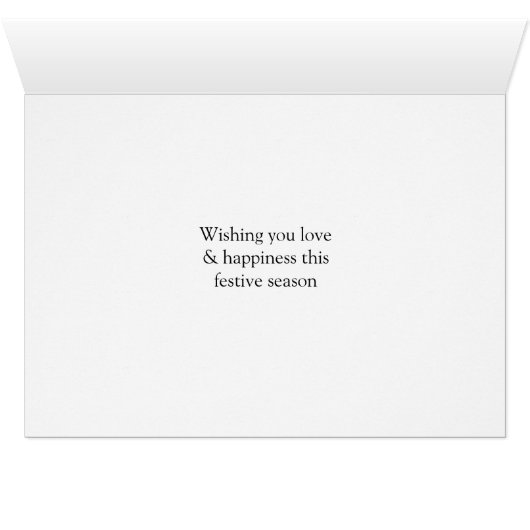 Plaid Red Christmas Trees Pattern Custom Photo (Binenzijde Horizontaal (Onderkant))