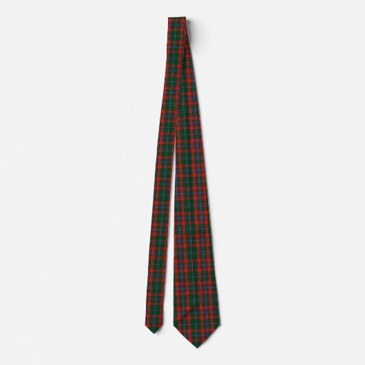 Plaid Red Green Mannen Stropdas (Achterkant)