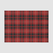 Plaid rode kerst tissue papier (Voorkant)
