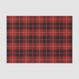 Plaid rode kerst  tissue papier