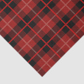 Plaid rode kerst tissue papier (Detail)
