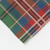 Plaid Rood Groen Elegant Rustiek Klassiek Tartan Fleece Deken (Hoek)