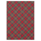 Plaid Rood Groen Rustieke Clan Stewart Tartan Tafelkleed (Voorkant)