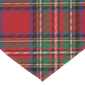 Plaid Rood Groen Rustieke Clan Stewart Tartan Tafelkleed (Gekanteld)