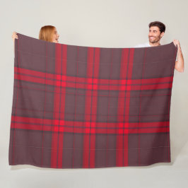 Plaid Rood Traditioneel Tartan Modern Collectie Fleece Deken