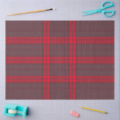 Plaid Rood Traditioneel Tartan Modern Collectie Tissuepapier (Craft)