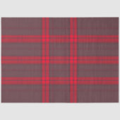 Plaid Rood Traditioneel Tartan Modern Collectie Tissuepapier (Voorkant)