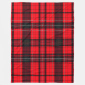 Plaid Rood Traditioneel Tartan Populair Collectie Fleece Deken (Voorkant)