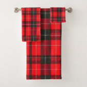 Plaid Rood Traditioneel Tartan Trendy Collectie Bad Handdoek (Insitu)