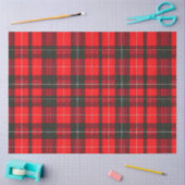 Plaid Rood Traditioneel Tartan Trendy Collectie Tissuepapier (Craft)