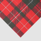 Plaid Rood Traditioneel Tartan Trendy Collectie Tissuepapier (Detail)