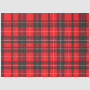 Plaid Rood Traditioneel Tartan Trendy Collectie Tissuepapier