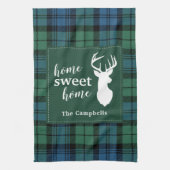 Plaid Rusical Custom Clan Campbell Tartan Theedoek (Verticaal)