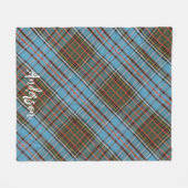 Plaid Rustic Anderson Boerderij Tartan Fleece Deken (Voorkant (Horizontaal))