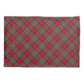 Plaid Rustic Clan Stewart Rood en Groene Tartan Kussensloop (Achterkant)
