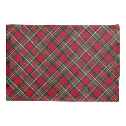 Plaid Rustic Clan Stewart Rood en Groene Tartan Kussensloop (Achterkant)