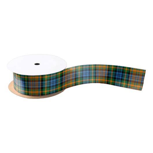 Plaid Rustic Classic Bold Tartan Satijnen Lint (Spoel)