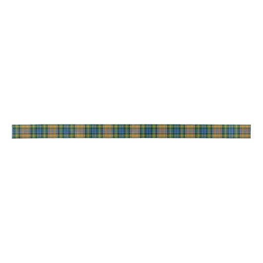 Plaid Rustic Classic Bold Tartan Satijnen Lint (Voorkant)