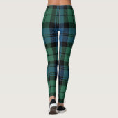 Plaid Rustic Classic Green Campbell Tartan Leggings (Achterkant)