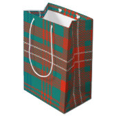 Plaid Rustic Elegante Wilson Tartan Medium Cadeauzakje (Achterkant Gekanteld)