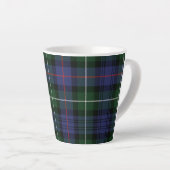 Plaid Rustic MacKenzie Green Black Tartan Latte Mok (Rechterhoek)