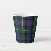 Plaid Rustic MacKenzie Green Black Tartan Latte Mok (Voorkant)
