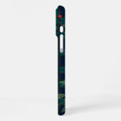 Plaid Rustic Monogram Script Krans Tartan iPhone Hoesje (Linkerkant)