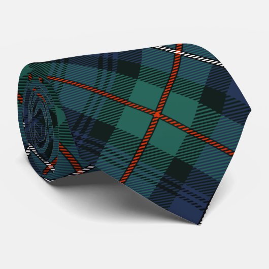 Plaid Rustic Robertson Kazuur Stropdas (Opgerold)