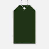 Plaid Rustic Schrift Campbell Military Tartan Cadeaulabel (Achterkant)