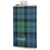 Plaid Rustic Schrift Campbell Tartan Op Maat Heupfles (Links)