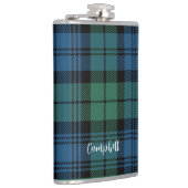 Plaid Rustic Schrift Campbell Tartan Op Maat Heupfles (Rechts)