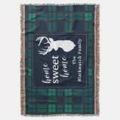 Plaid Rustic Tartan Clan Blackwatch Tartan Deken (Voorkant Verticaal)