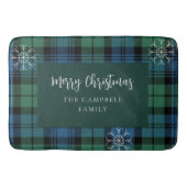 Plaid Rustiek Elegant Script Campbell Tartan Badmat (Voorkant)