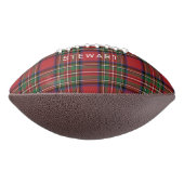 Plaid Rustiek Rood en Groen Stewart Tartan American Football (Gedraaid 270)