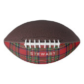 Plaid Rustiek Rood en Groen Stewart Tartan American Football (Voorkant)