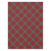 Plaid Rustiek Rood Groen Check Rustieke Tartan Tafelkleed (Voorkant)
