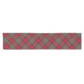 Plaid Rustiek Rood Groen Check Tartan Korte Tafelloper (Horizontaal)