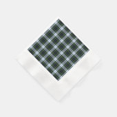 Plaid Rustieke Clan Gordon White Groene Tartan Servet (Hoek)