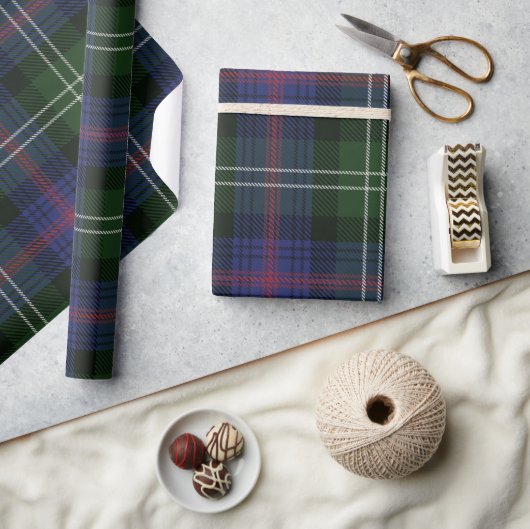 Plaid Rustieke Clan Sutherland Feestdagen Tartan Cadeaupapier (Crafts)