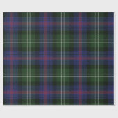 Plaid Rustieke Clan Sutherland Feestdagen Tartan Cadeaupapier (Vlak)