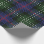 Plaid Rustieke Clan Sutherland Feestdagen Tartan Cadeaupapier (Hoek)