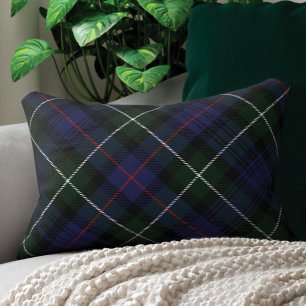 Plaid Rustieke Groene Paarse Clan MacKenzie Tartan Accent Kussen