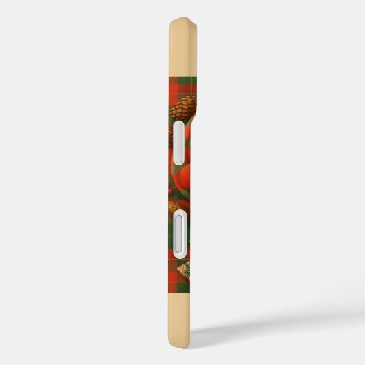 Plaid Santa Claus Christmas Design  Case-Mate iPhone Case (Achterkant / Rechts)
