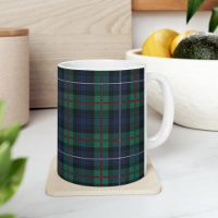 Plaid Schotse Clan Robertson Groene Paarse Check